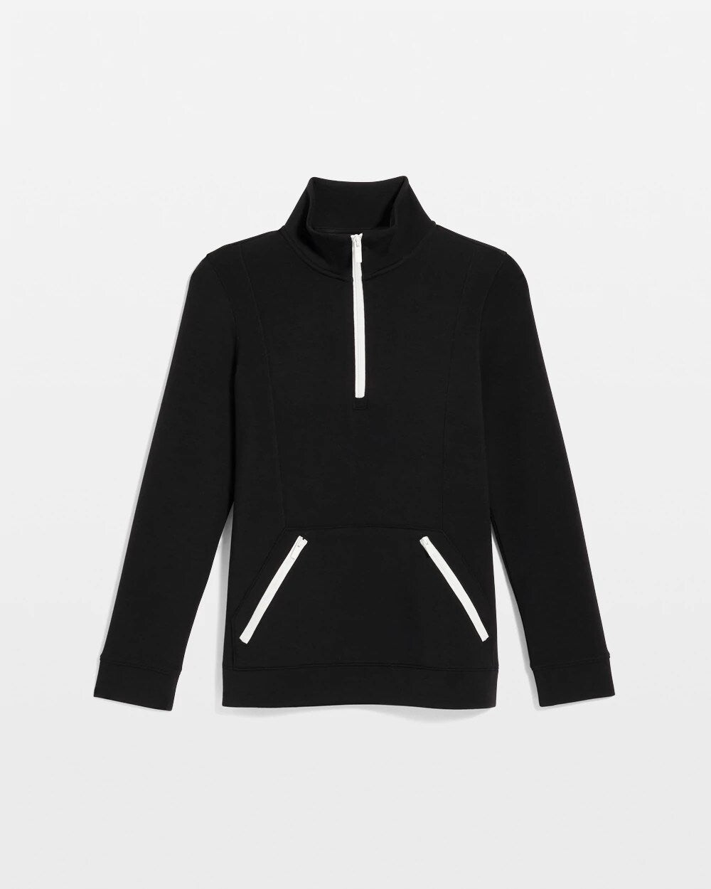 Chico's Discount - Zenergy® Soft Contrast Half Zip Pullover