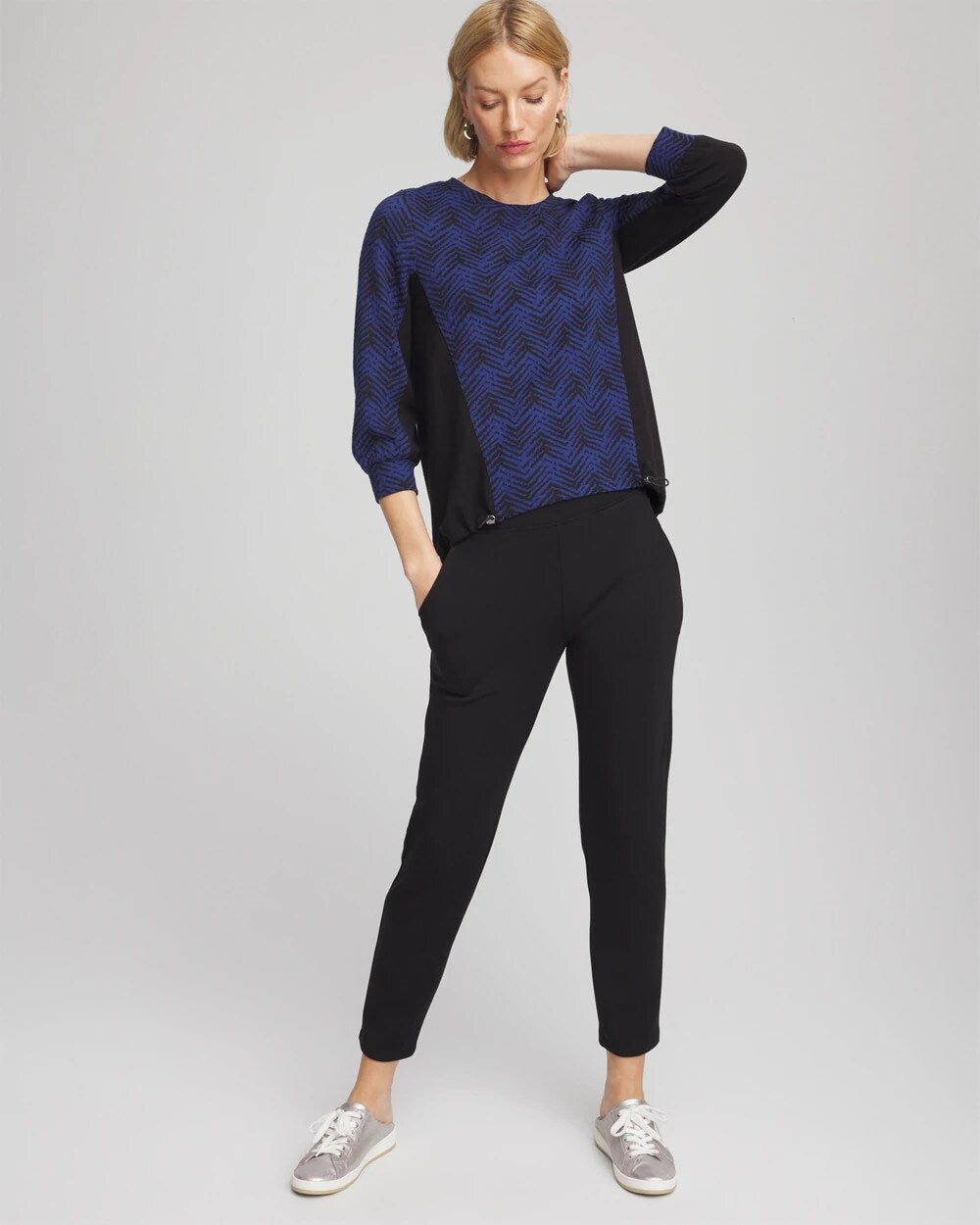Chico's Outlet - Zenergy® Jacquard Bungee Top