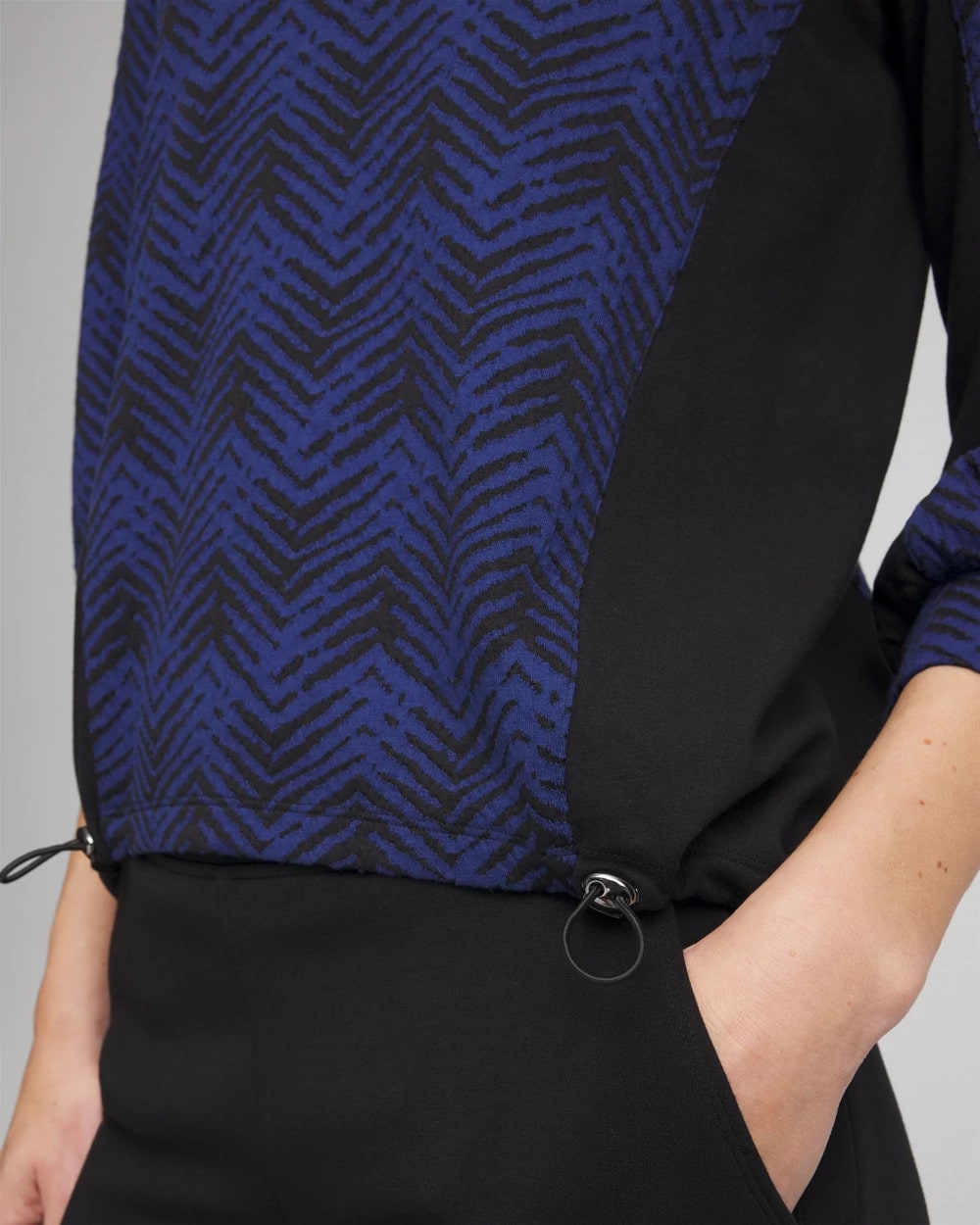 Chico's Outlet - Zenergy® Jacquard Bungee Top
