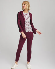 Chico's Discount - Zenergy® Soft Brushed Striped Top