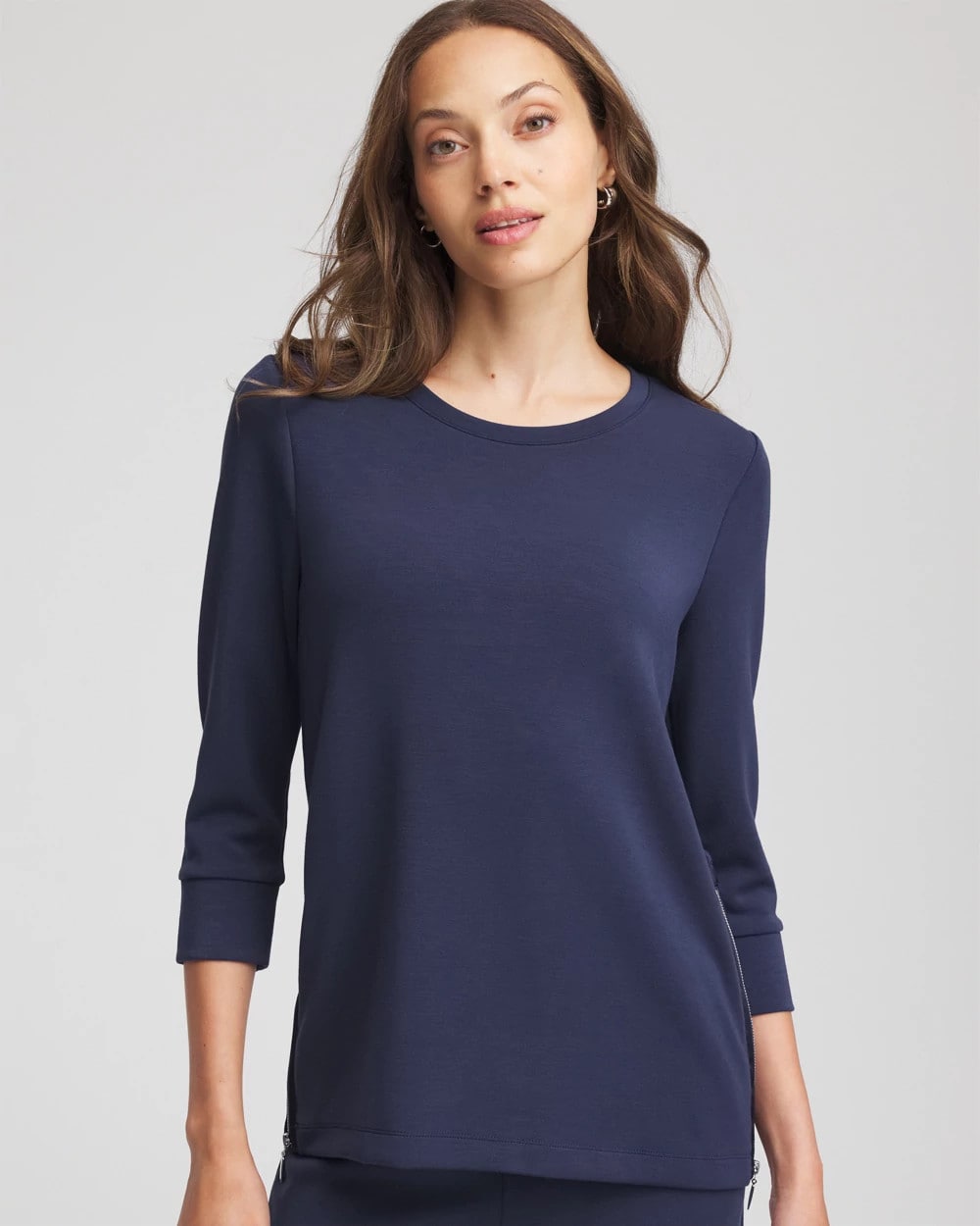 Chico's Sale - Zenergy® Satin-Trim Tunic