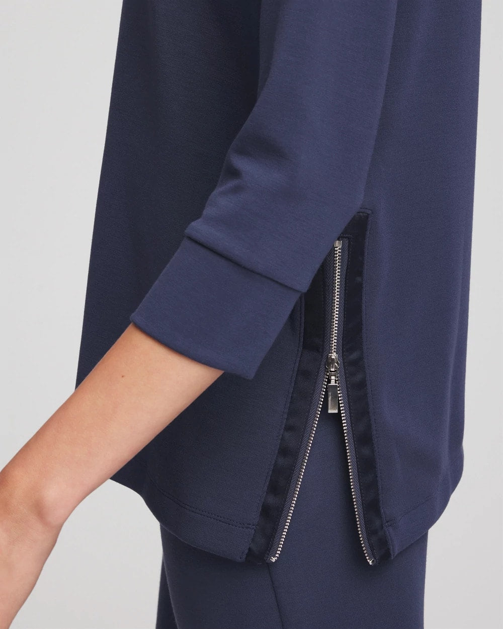 Chico's Sale - Zenergy® Satin-Trim Tunic