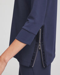 Chico's Sale - Zenergy® Satin-Trim Tunic