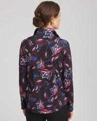 Chico's On Sale - Zenergy® UPF Floral Half-Zip Pullover Top