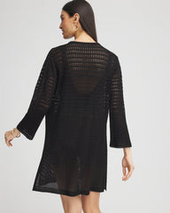 Chico's / Chico's Tie-Front Beach Swimsuit Cover-Up