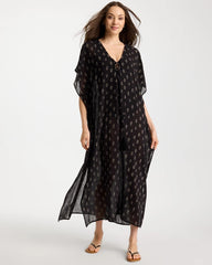 Chico's Discount - Printed Kaftan Swim Cover-Up