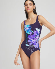 Chico's Discount - Gottex Water Square-Neck One-Piece Swimsuit