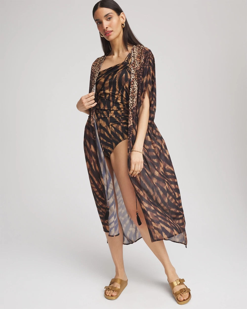 Chico's Online - Miraclesuit® Raya De Safari Kimono Cover-Up
