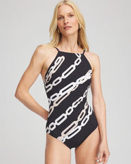Chico's Outlet - Gottex High Neck Halter Top Swimsuit