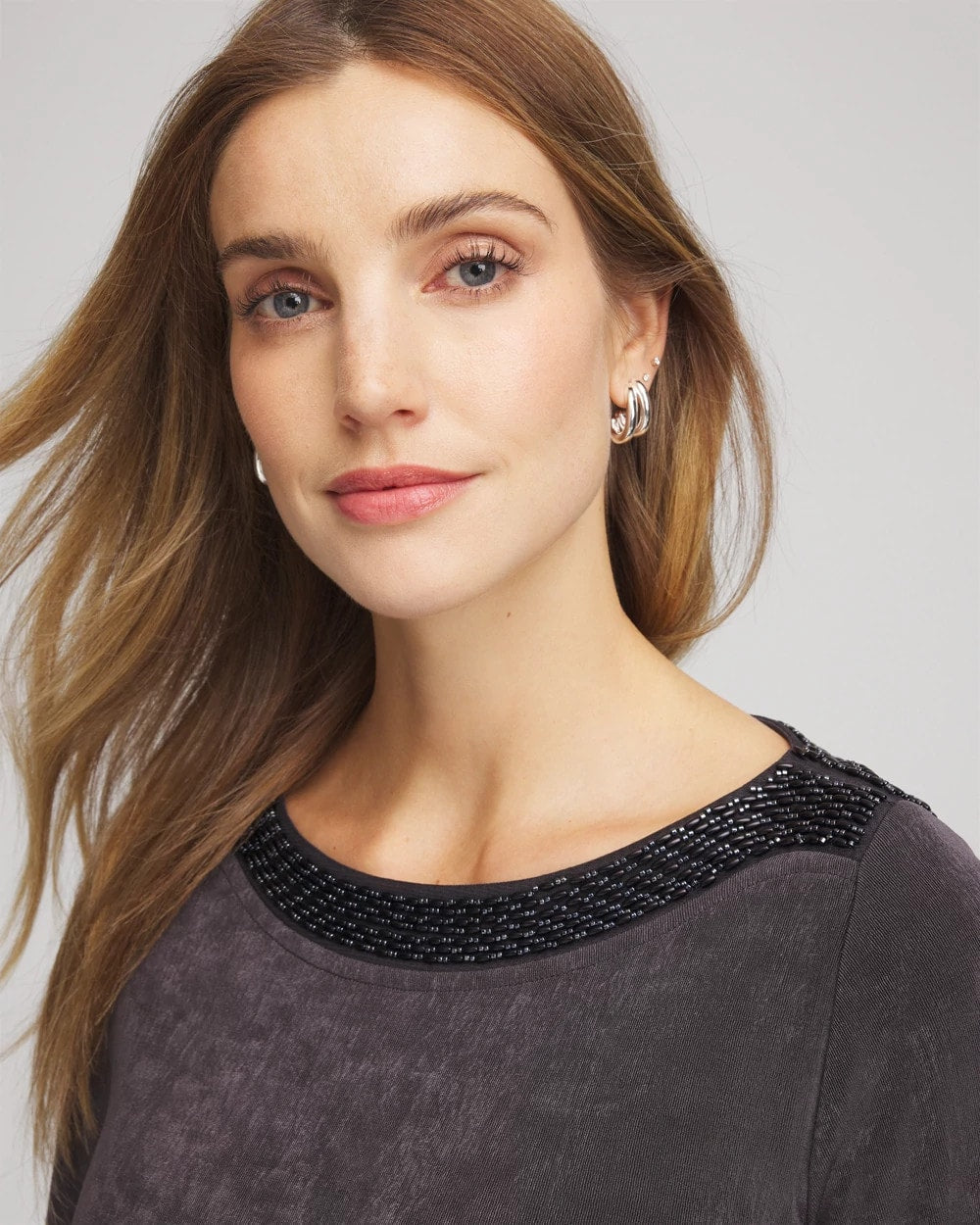 Chico's On Sale - Travelers™ Koia Pearl Beaded Tunic