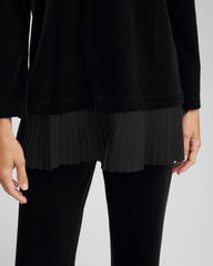Chico's Online - Travelers™ Chiffon Hem Velvet Tunic