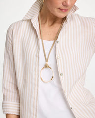 Chico's Discount - Large Open Pendant Necklace