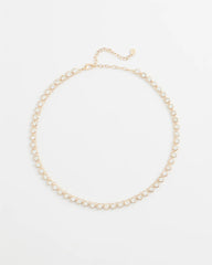 Chico's On Sale - Goldtone Tennis Necklace