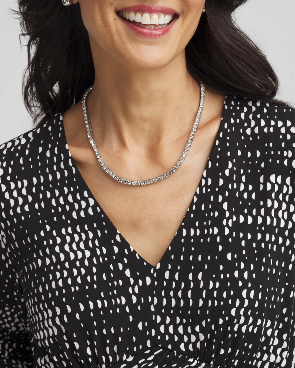 Chico's For Sale - Silver Tennis Necklace