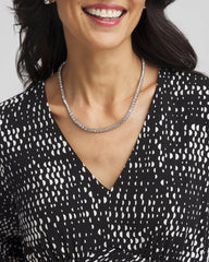 Chico's For Sale - Silver Tennis Necklace