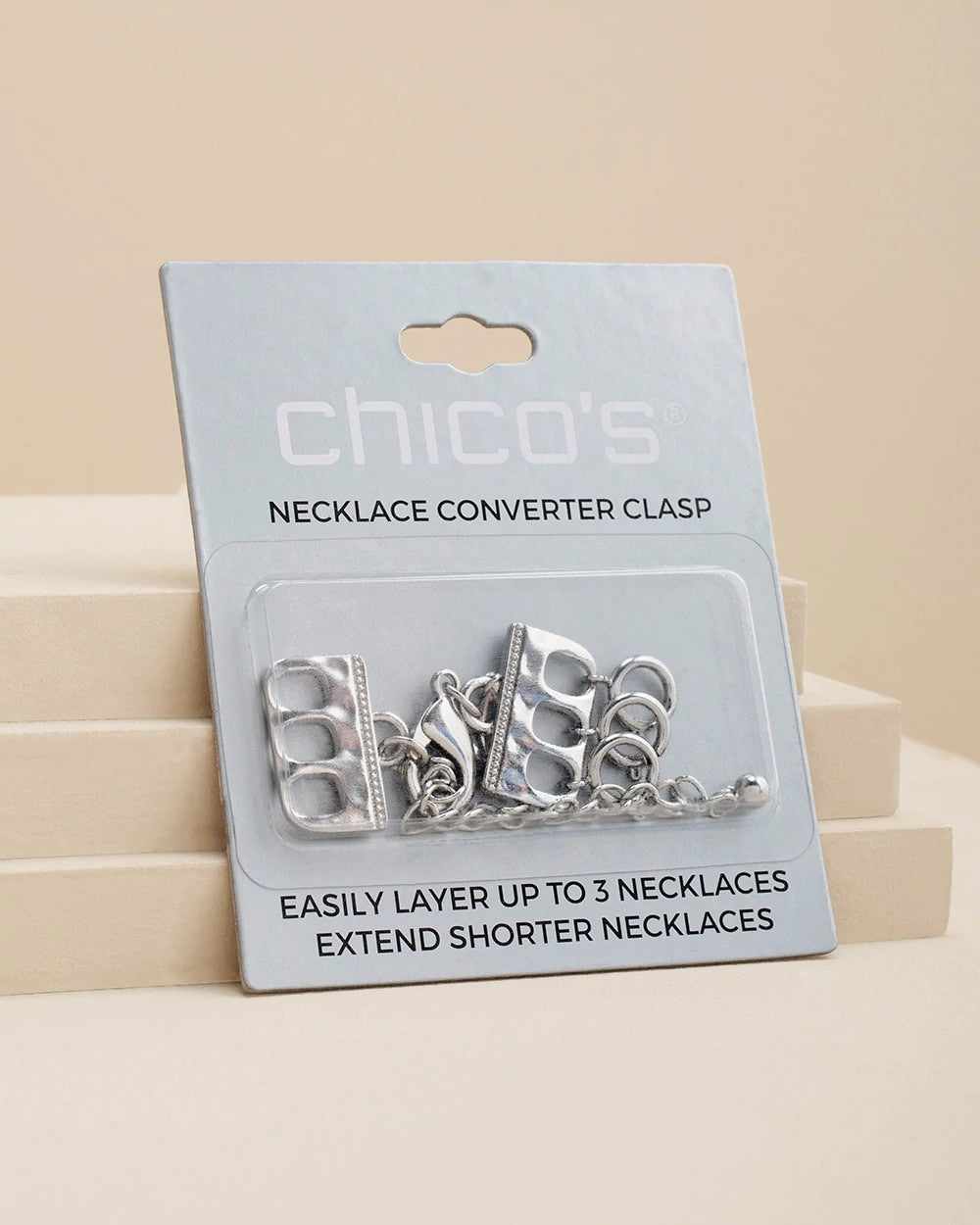 Chico's Outlet - Silvertone Necklace Converter