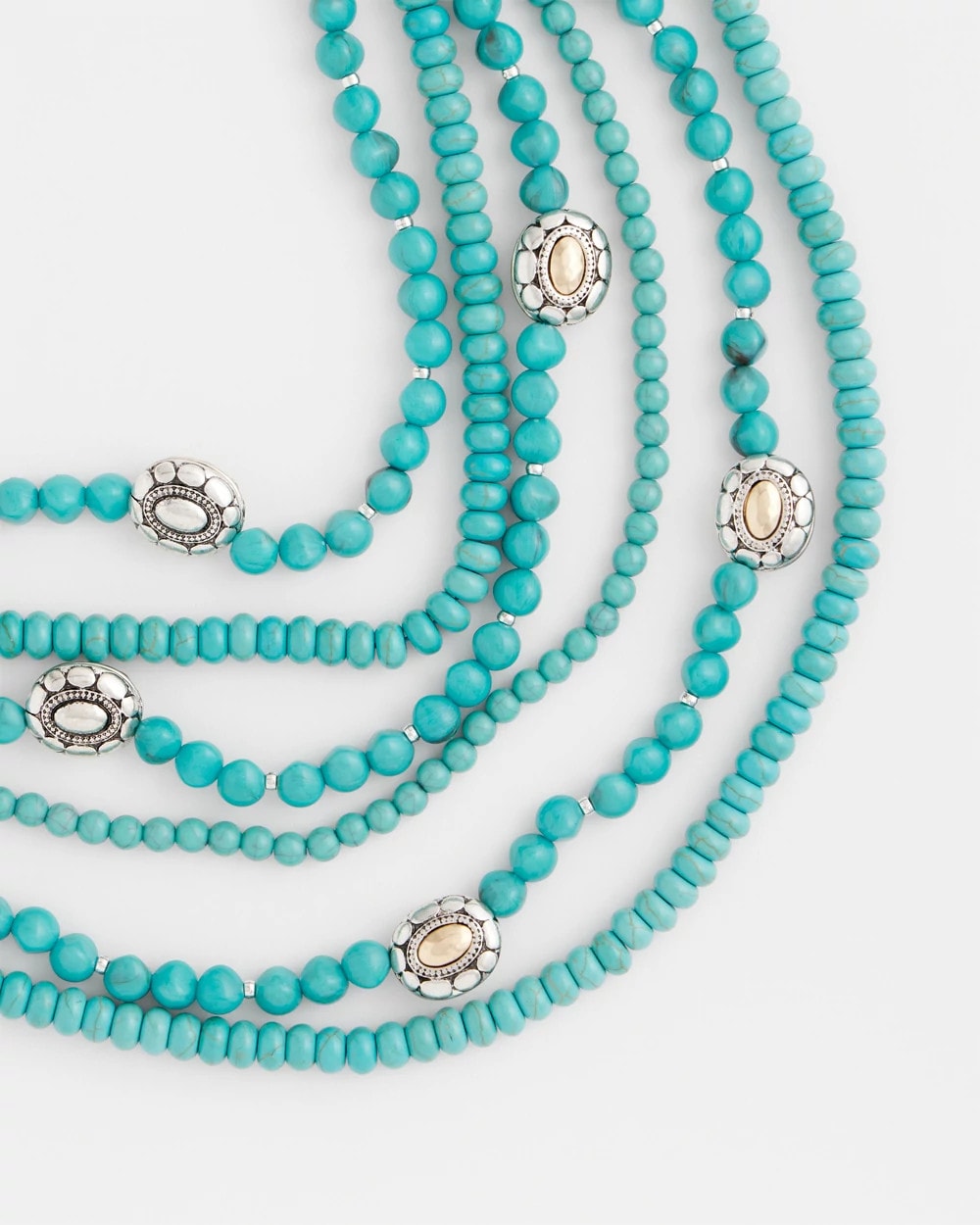 Chico's Online - Turquoise Multistrand Bib Necklace