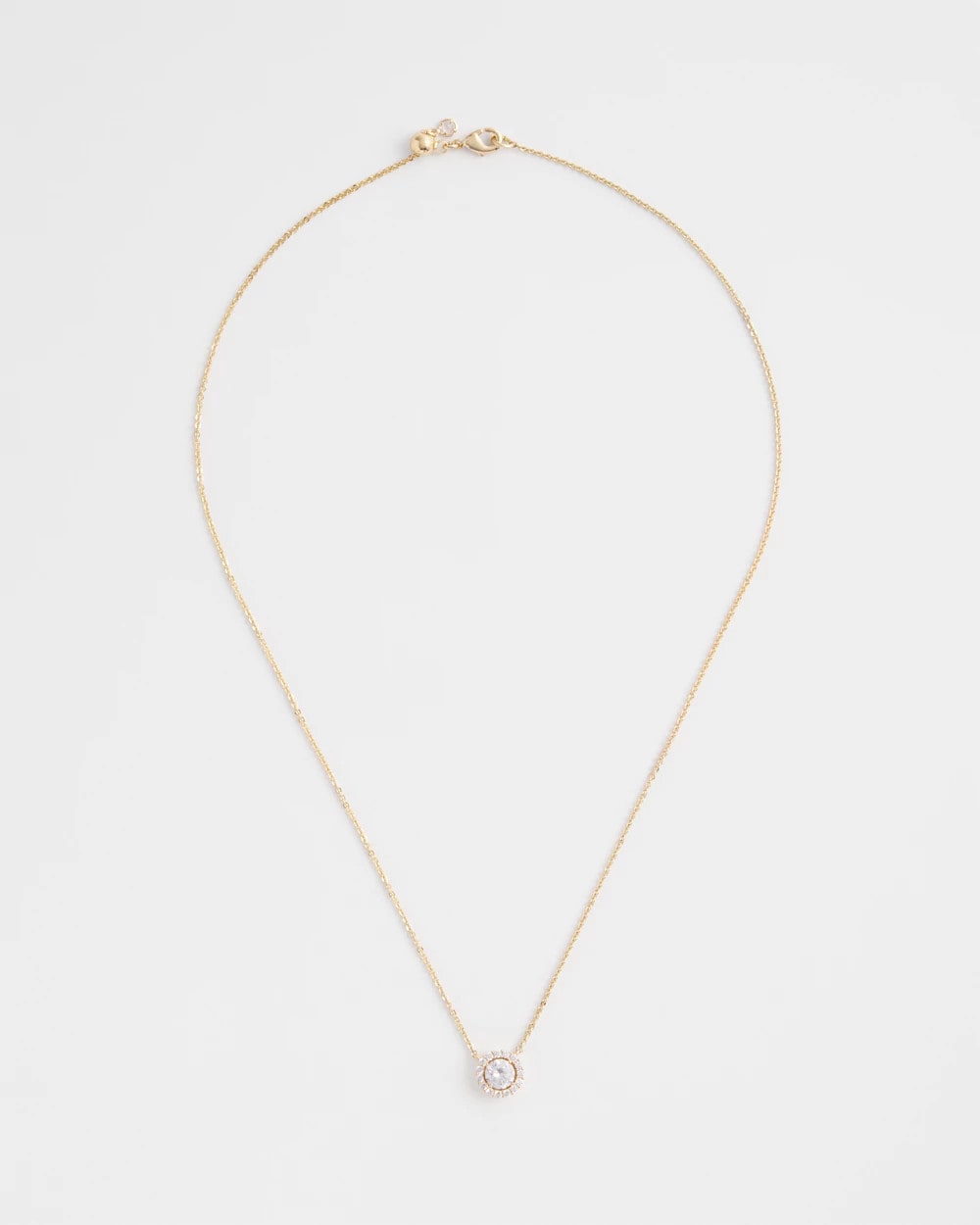 Chico's On Sale - Gold Tone Drop Stone Necklace