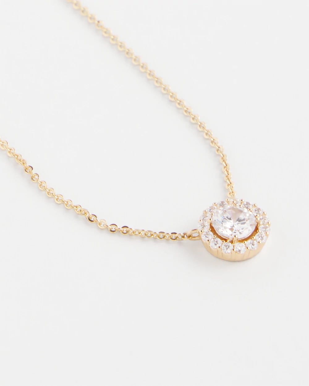 Chico's On Sale - Gold Tone Drop Stone Necklace