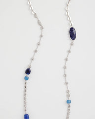 Chico's Discount - Blue Accent Long Single Strand Necklace