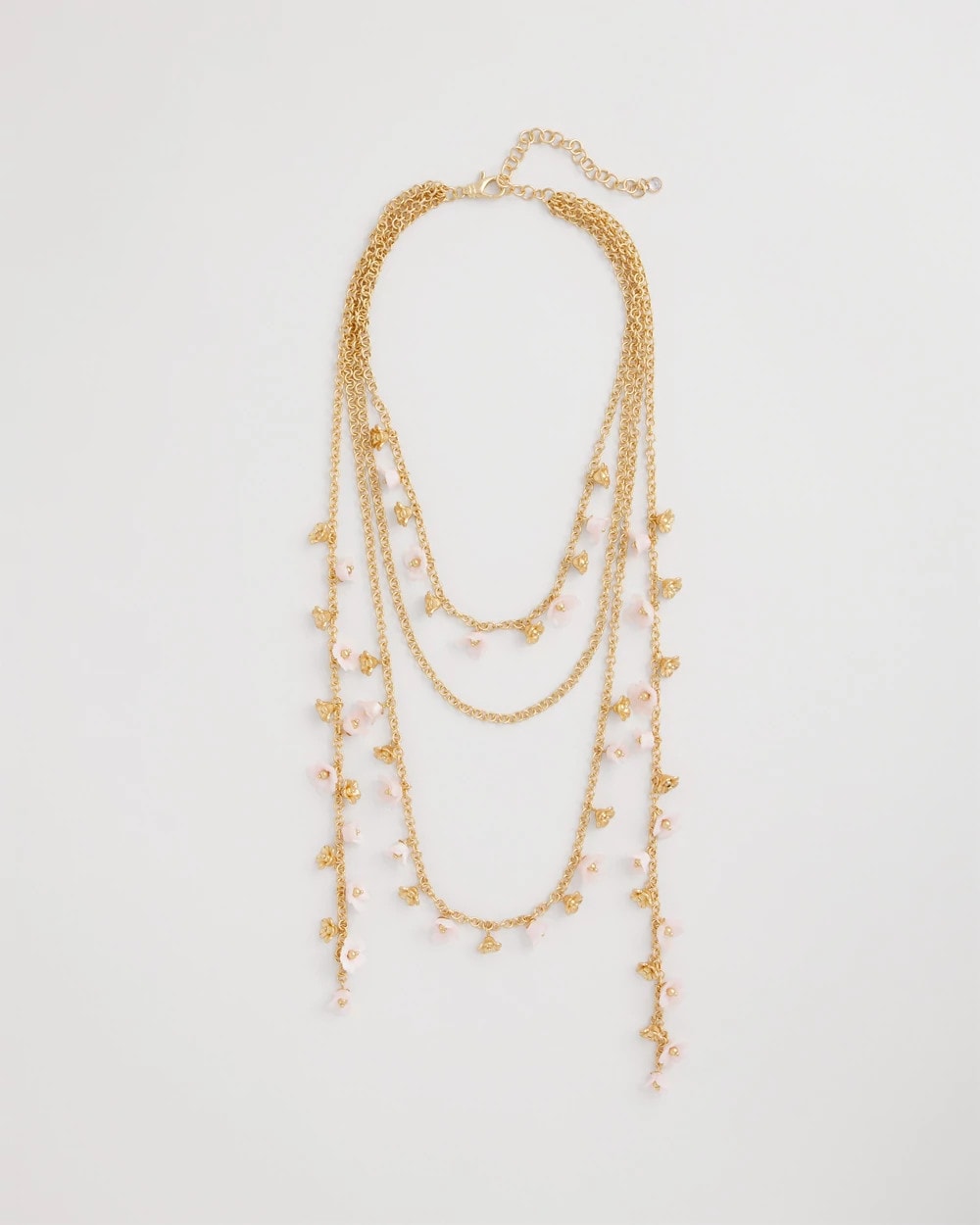 Chico's On Sale - Pink Multi-Layer Necklace