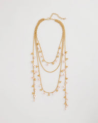 Chico's On Sale - Pink Multi-Layer Necklace