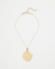 Chico's / Short Gold Pendant