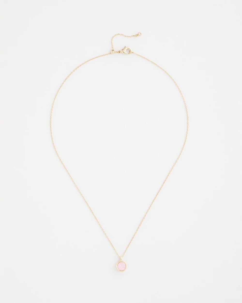 Chico's For Sale - Pink Fine Single Strand Necklace