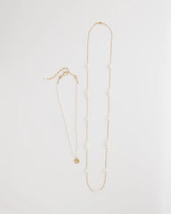 Chico's Outlet - Convertible Faux Pearl Necklace