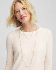 Chico's Outlet - Convertible Faux Pearl Necklace