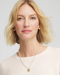 Chico's Outlet - Convertible Faux Pearl Necklace