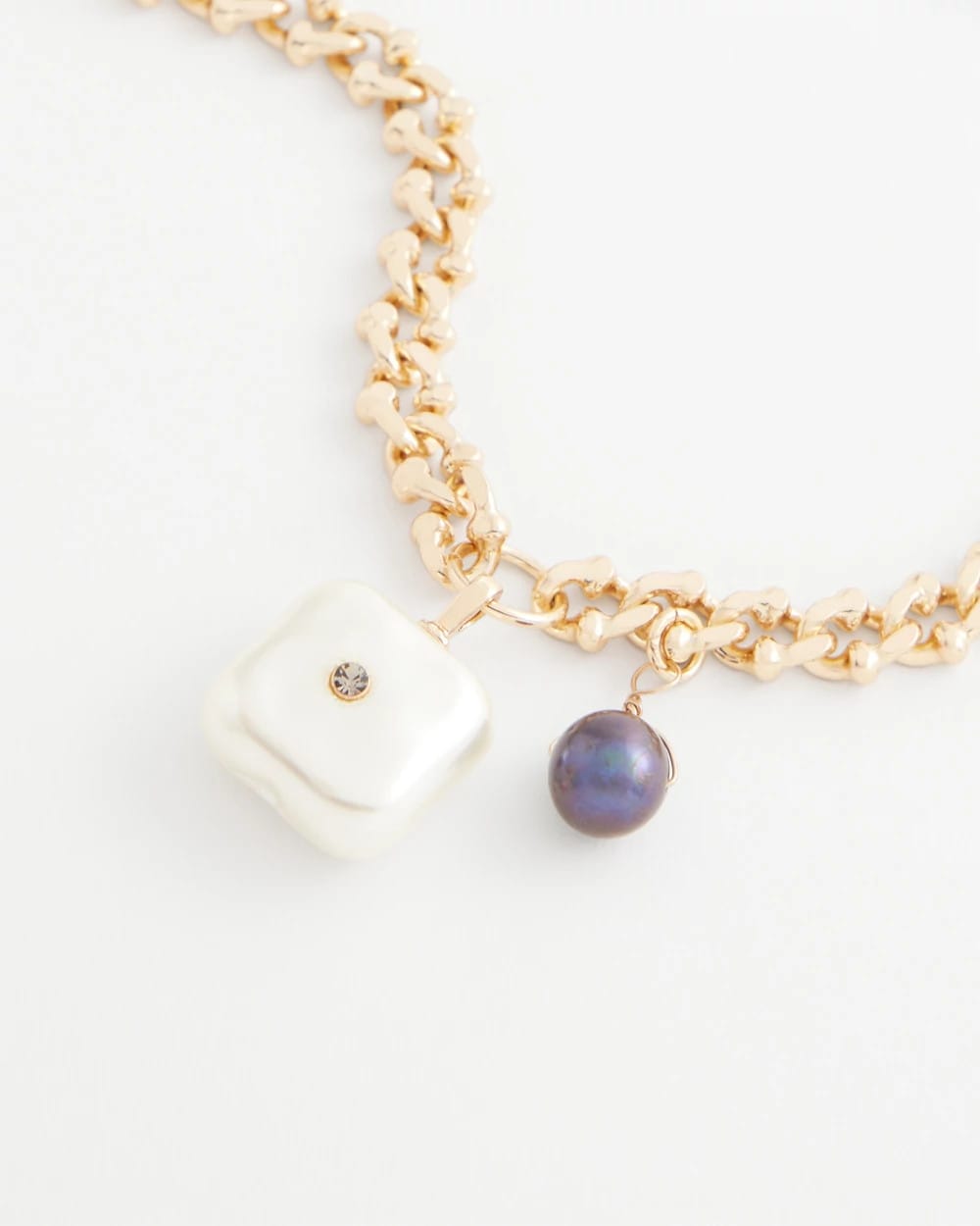 Chico's Discount - Freshwater Pearl Pendant Necklace