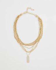 Chico's Sale - Convertible Gold Pave Pendant Necklace
