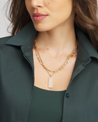 Chico's Sale - Convertible Gold Pave Pendant Necklace