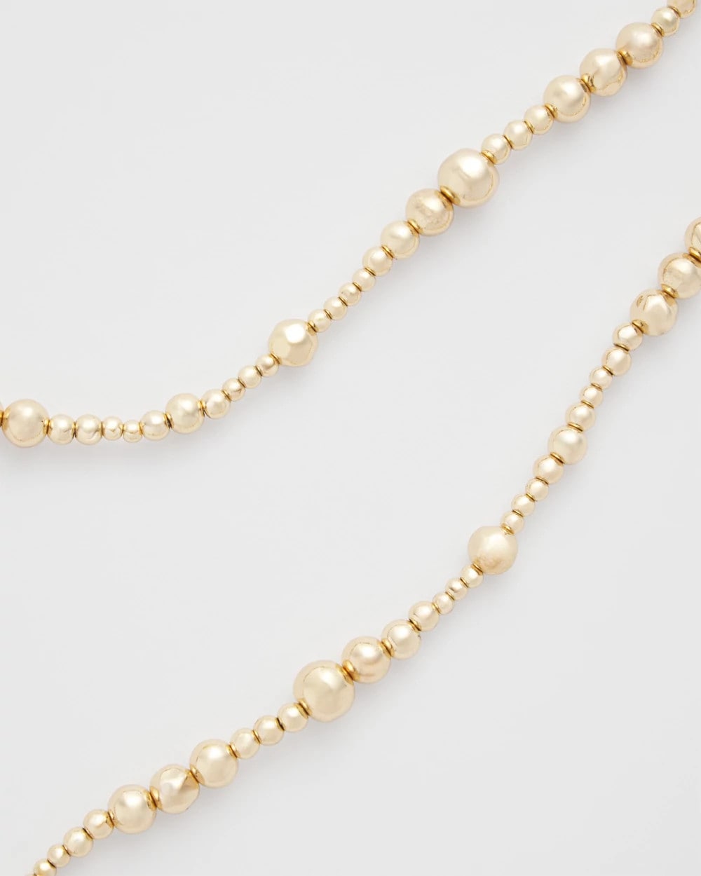 Chico's For Sale - Goldtone Long Beaded Necklace