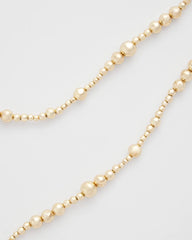 Chico's For Sale - Goldtone Long Beaded Necklace