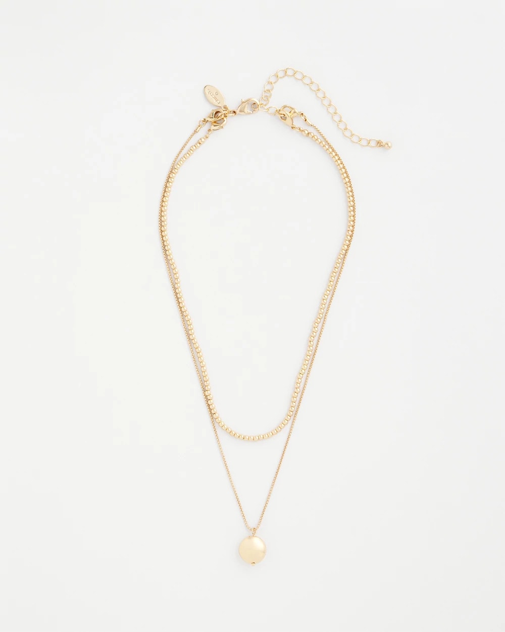 Chico's Outlet - Goldtone Convertible Pendant Necklace