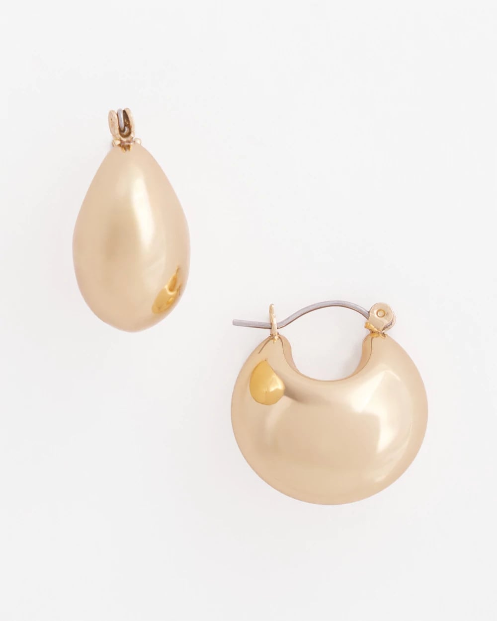 Chico's Online - No Droop® Gold-Tone Huggie Hoop Earrings