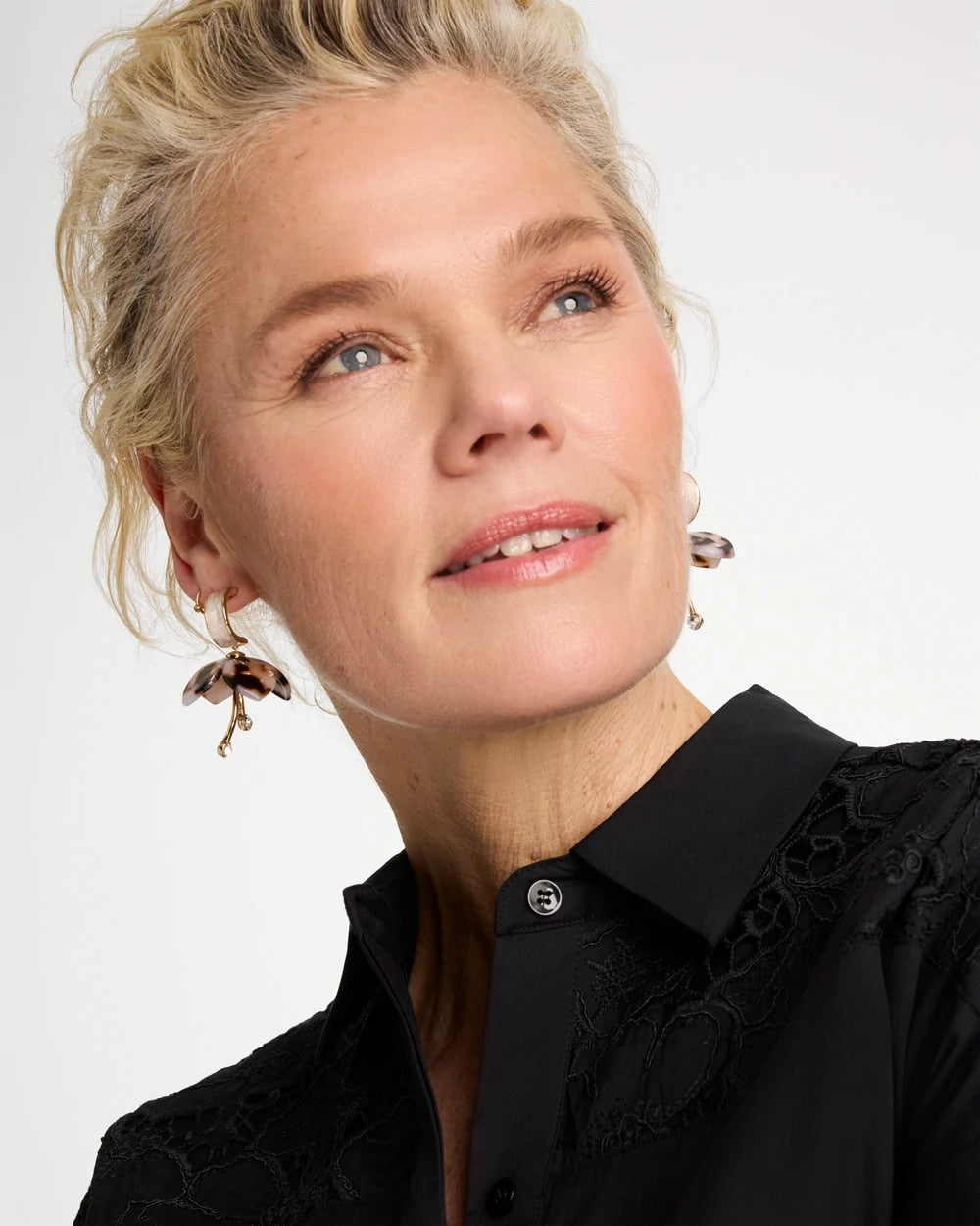 Chico's US - Tortoise Spider Lily Drop Earrings
