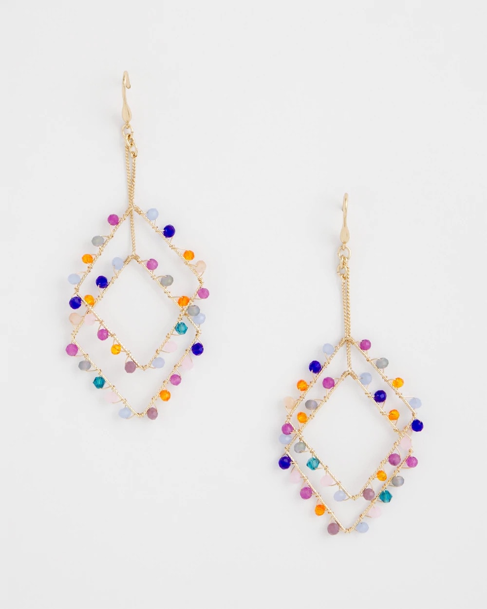 Chico's / Diamond Shaped Linear Earrings