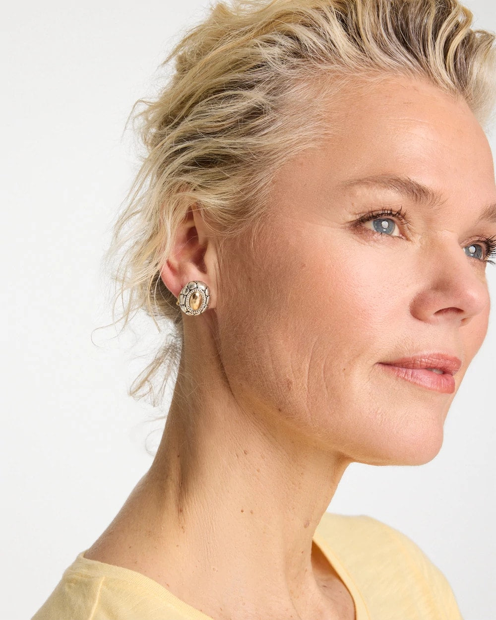 Chico's Discount - Mixed Metal Stud Earrings