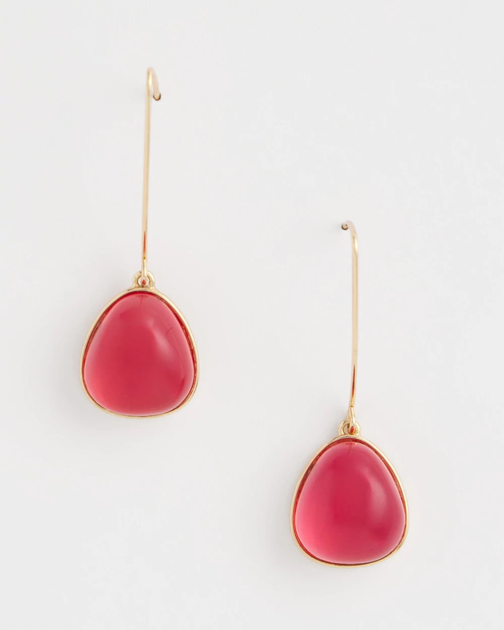 Chico's On Sale - Pink Teardrop Threader Earrings