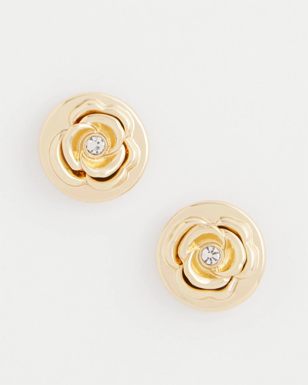 Chico's Outlet - Lucky Coin Flower Stud Earrings