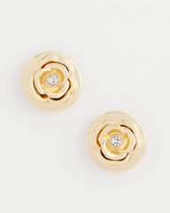 Chico's Outlet - Lucky Coin Flower Stud Earrings