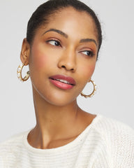 Chico's On Sale - No Droop® Faux Pearl Hoop Earrings