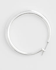 Chico's Cassie Silver-Tone Hoop Earrings