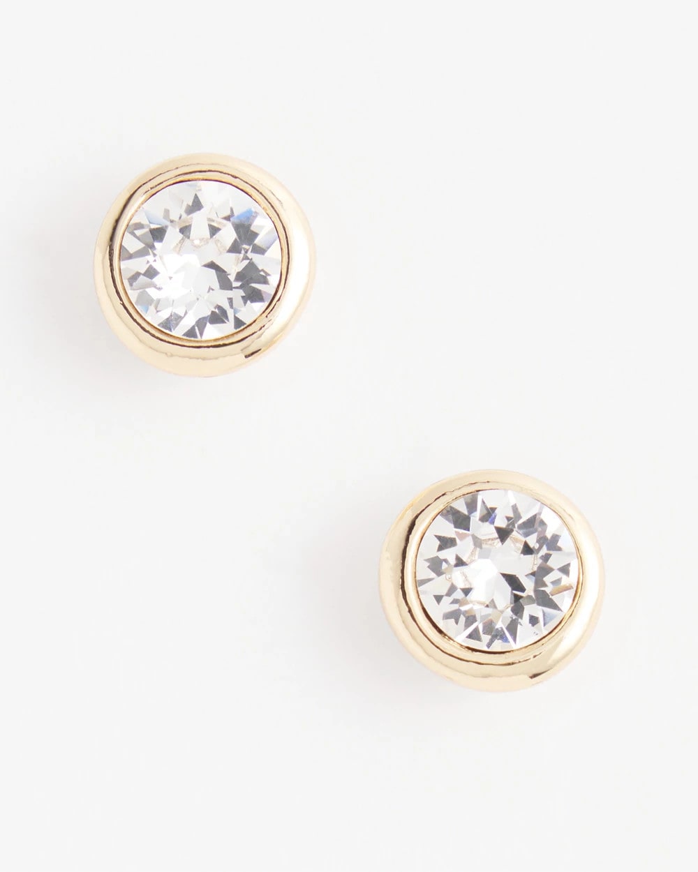 Chico's On Sale - Gold Tone Crystal Stud Earrings