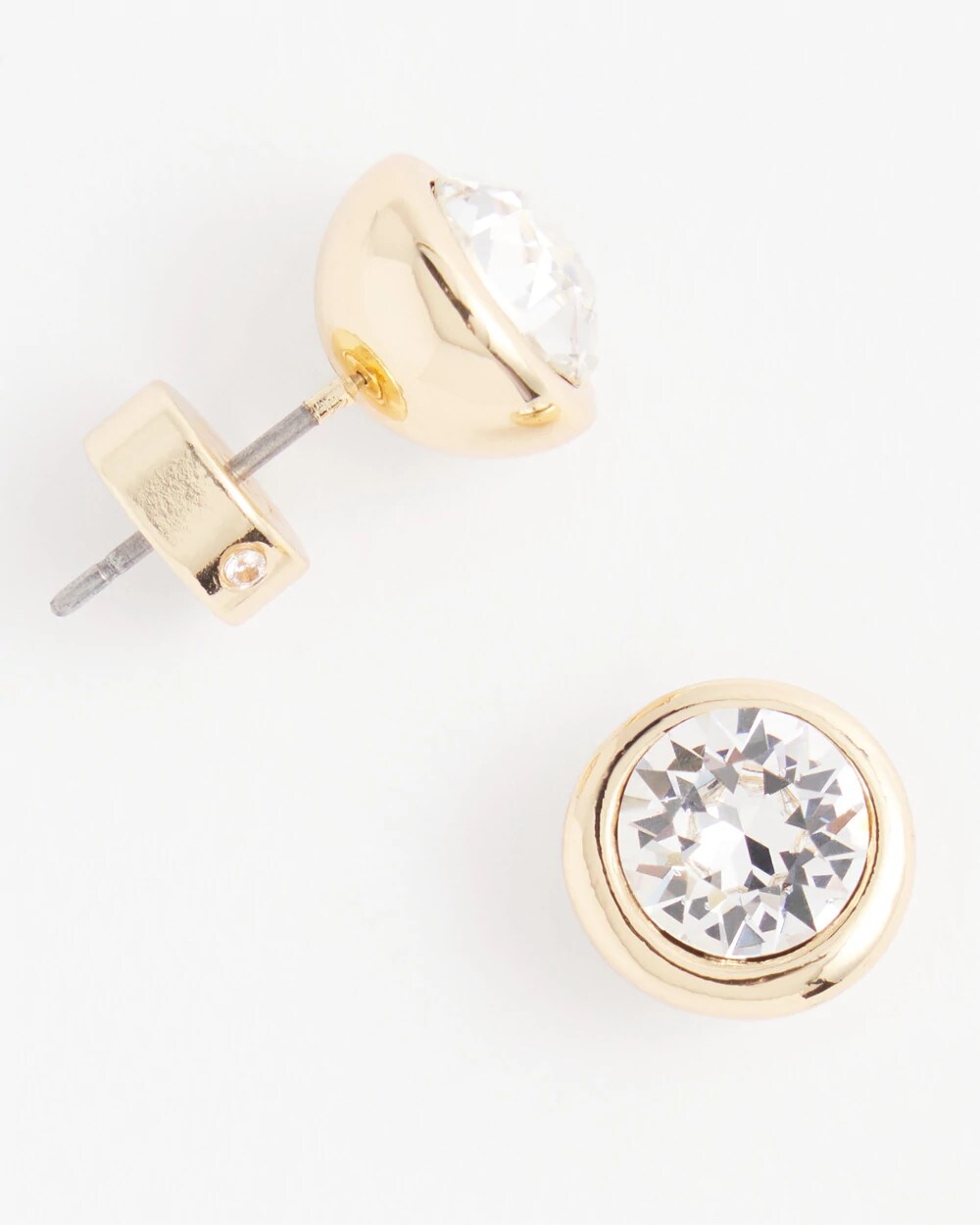 Chico's On Sale - Gold Tone Crystal Stud Earrings