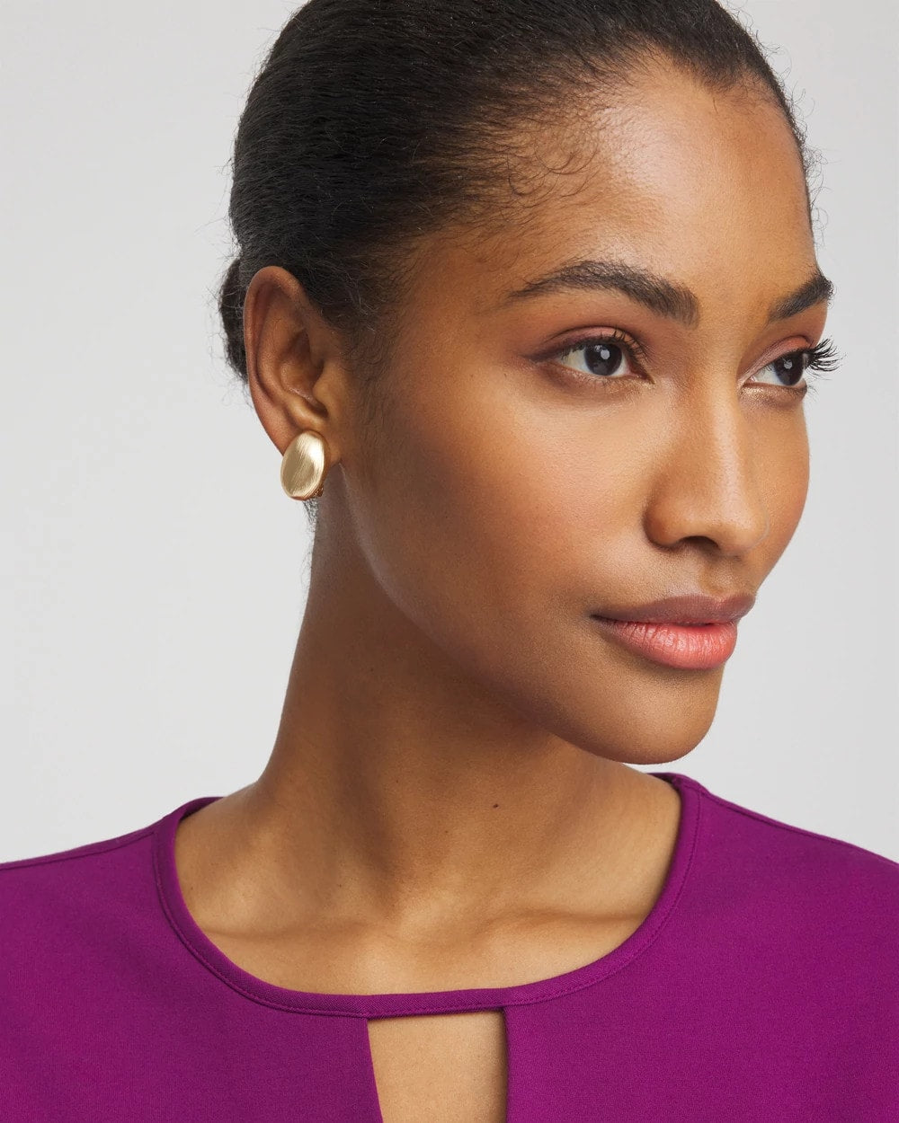 Chico's Online - No Droop™ Gold Stud Clip-On Earrings