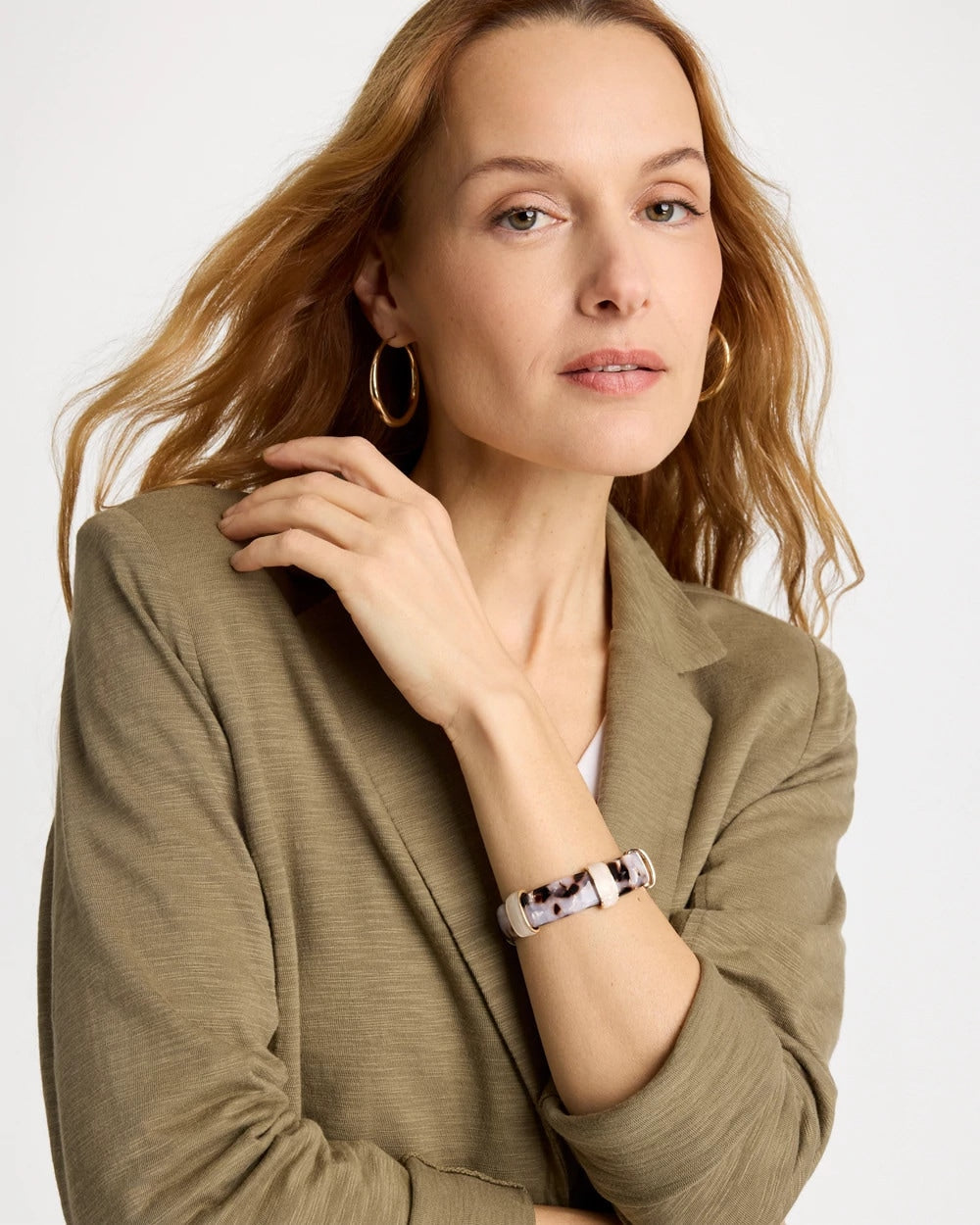 Chico's On Sale - Tortoise Spider Lily Stretch Bangle